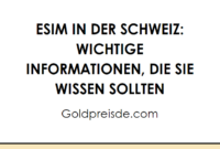 eSim in der Schweiz: Wichtige Informationen, Die Sie Wissen Sollten eSim in der Schweiz: Wichtige Informationen, Die Sie Wissen Sollten